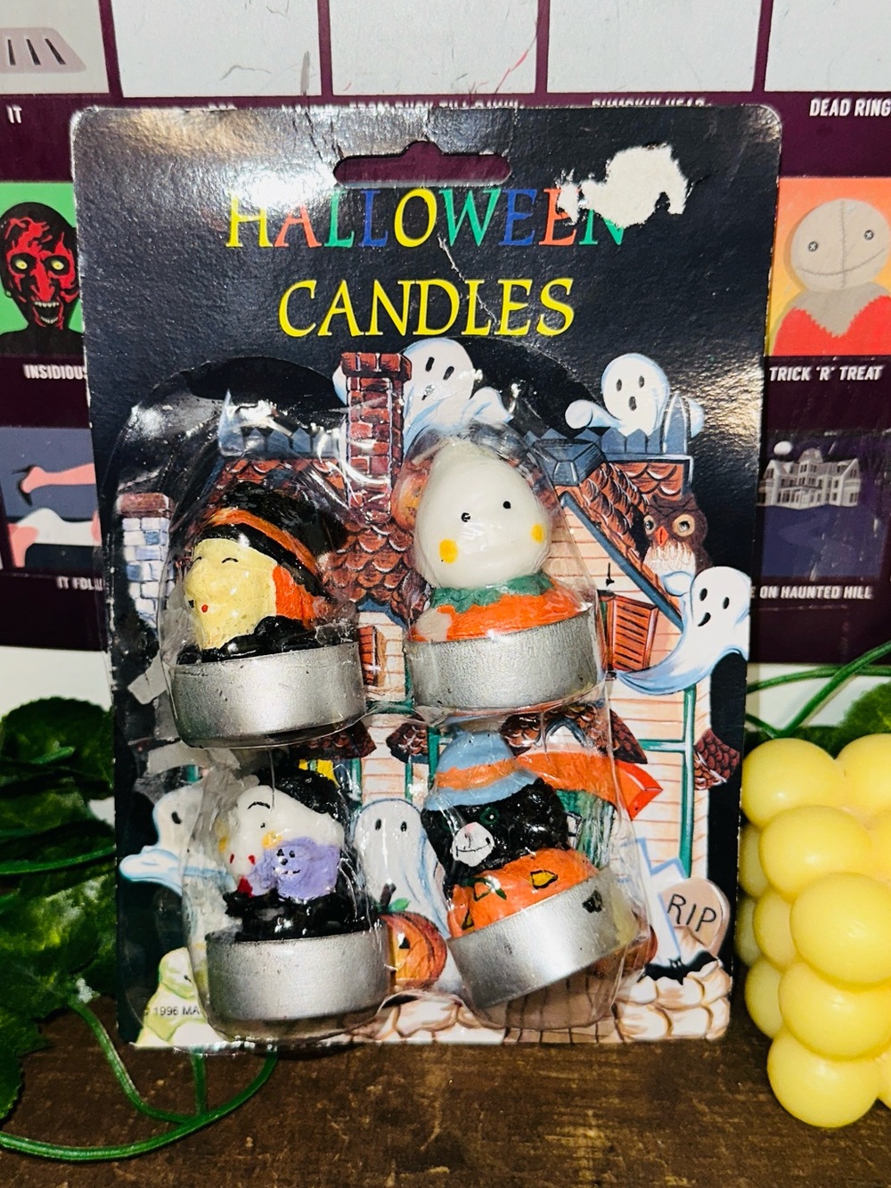Vintage Halloween 90’s Tea Light Figure Candles